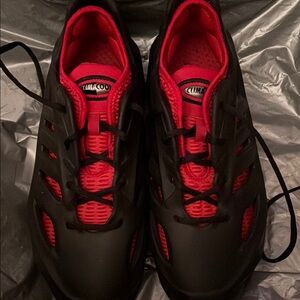 Black and Red Climacool Sneakers